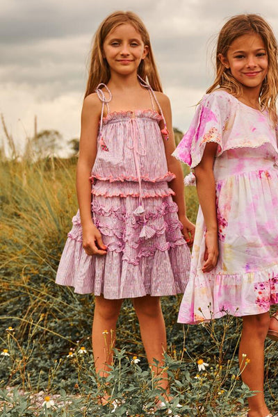Kids Model Girls Dress Nellystella Casey Ballet Stripes