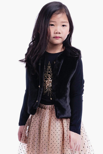 Girls Vest Imoga Eva - Black