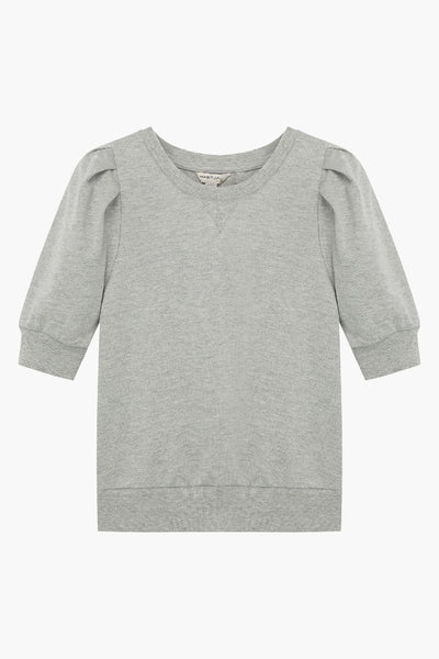Habitual Kids Puff Sleeve Kids Sweatshirt - Grey